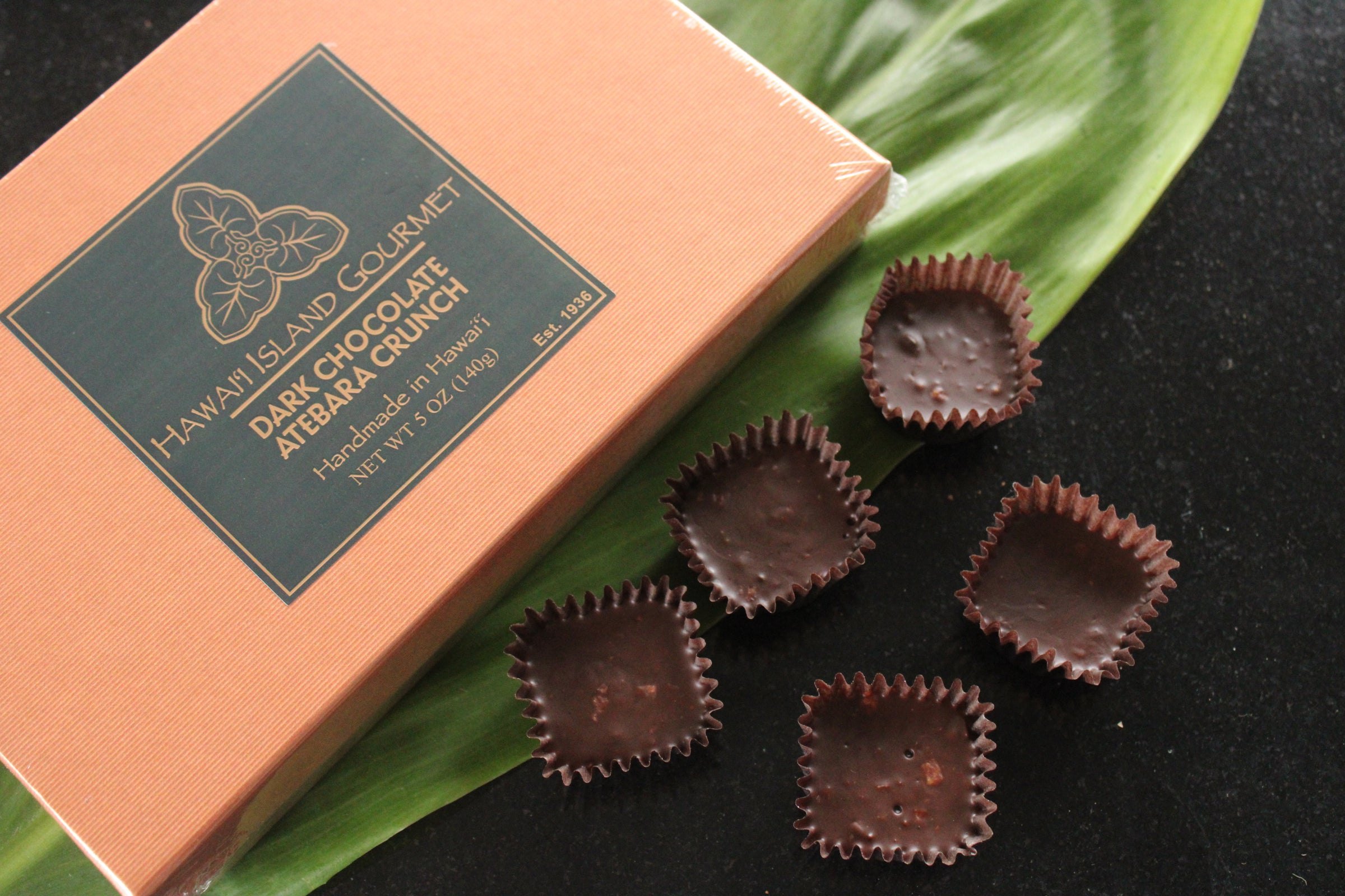 茶 Alda UH Crunch - Dark Atebara | Hawaii Island Gourmet: Atebara Chips