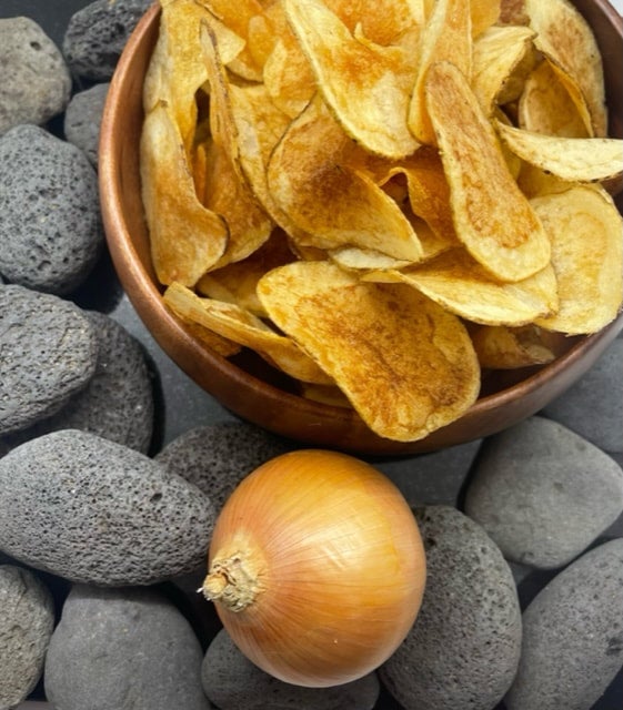 Potato Sweet Onion Chips Hawaii Island Gourmet Atebara Chips