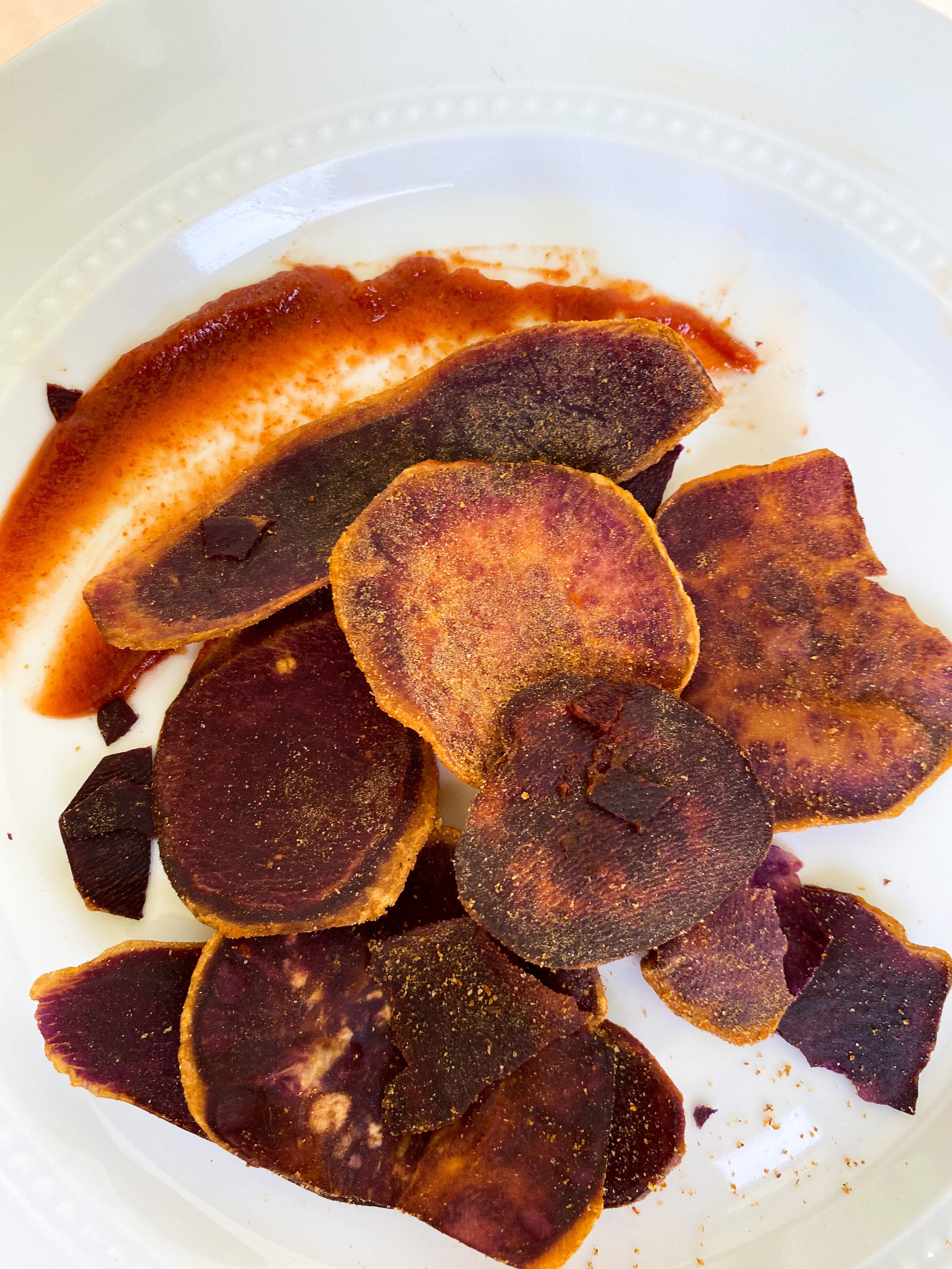 Hawaiian Sweet Potato Chips with Sriracha | Hawaii Island Gourmet ...